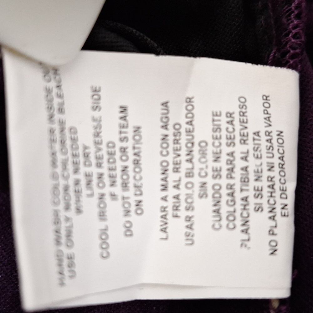 Speckless Y2K Whimsigoth Fairy Purple Strapless Party Dress W/Black Bow Size 3 - Picture 12 of 13